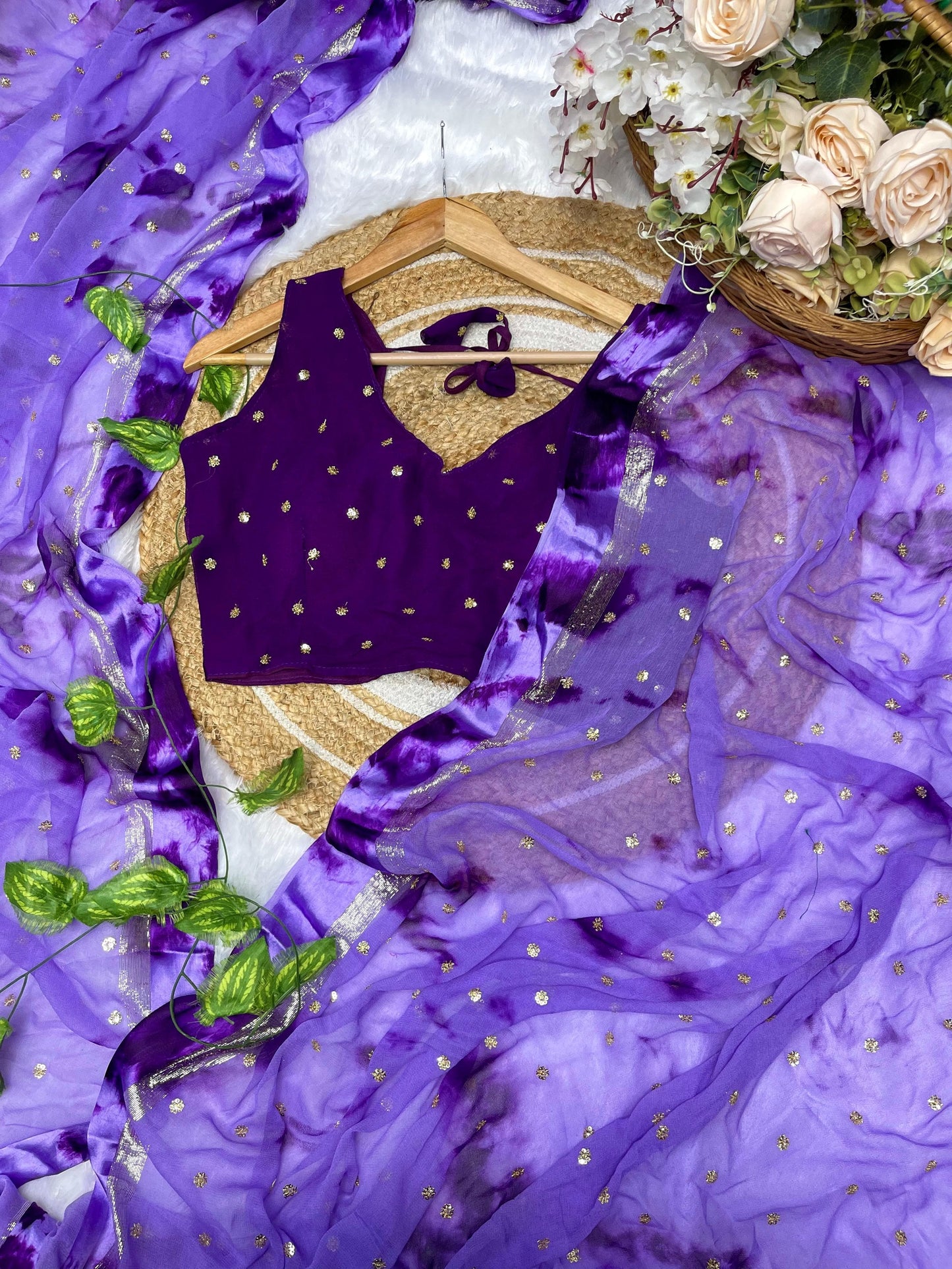 Cocktail party wear sarees with sleeveless blouses
