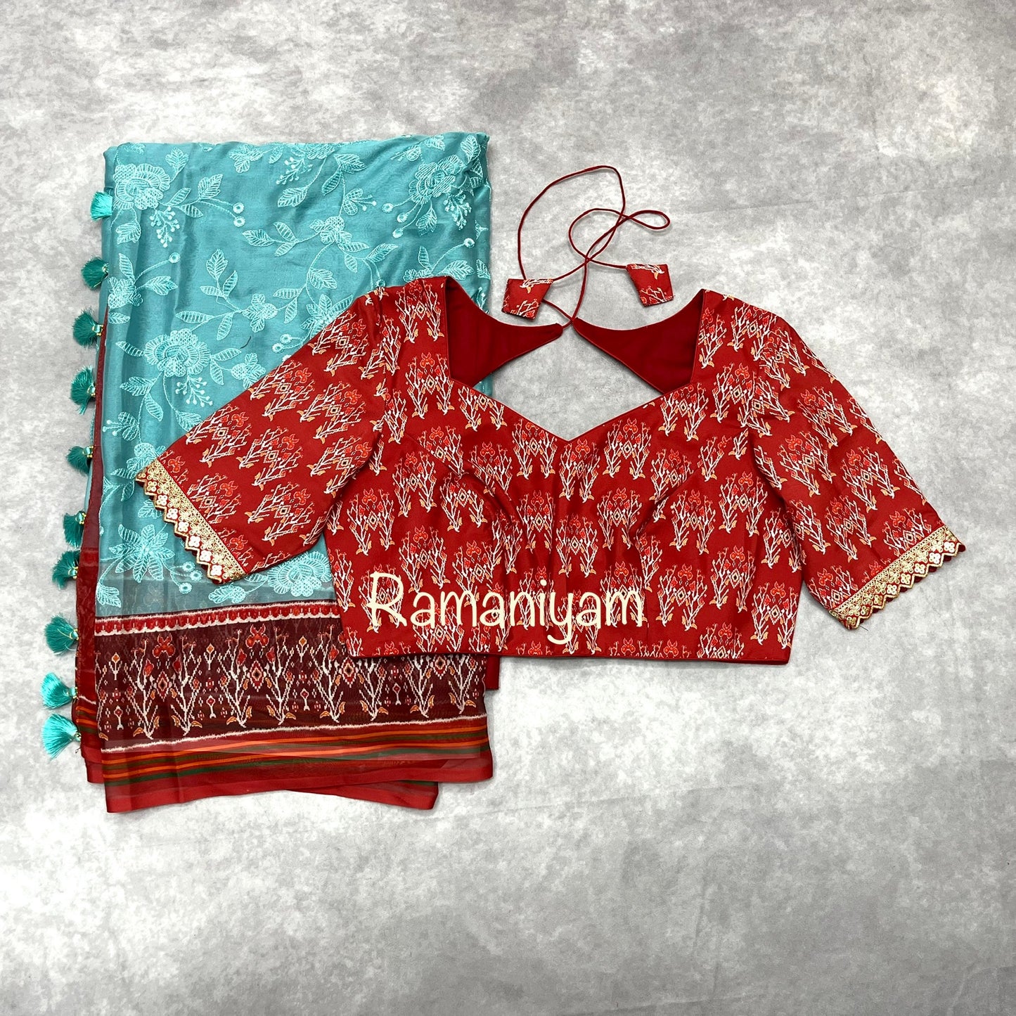 Patola Chikankari smooth georgette sarees