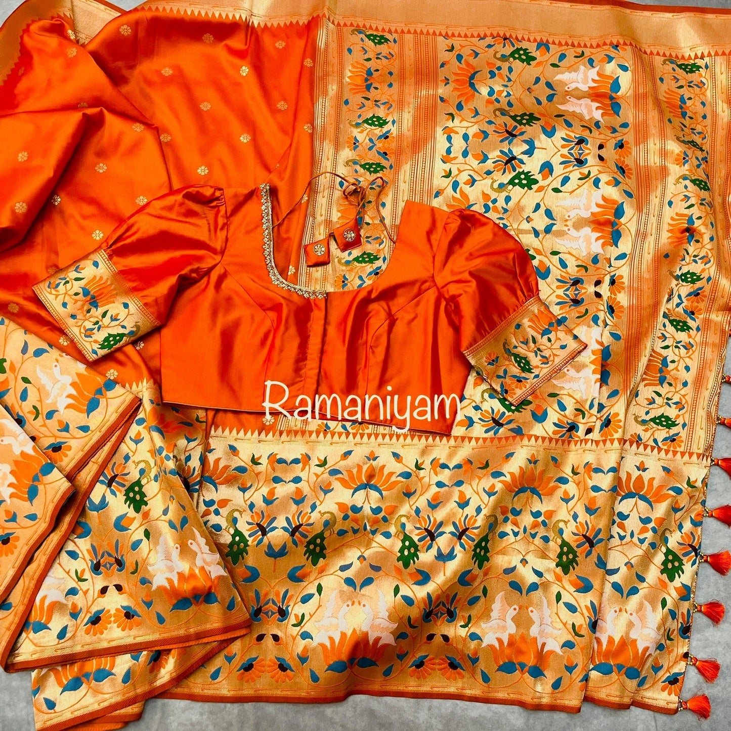 Banarasi Paithani Saree - Ramaniyam USA