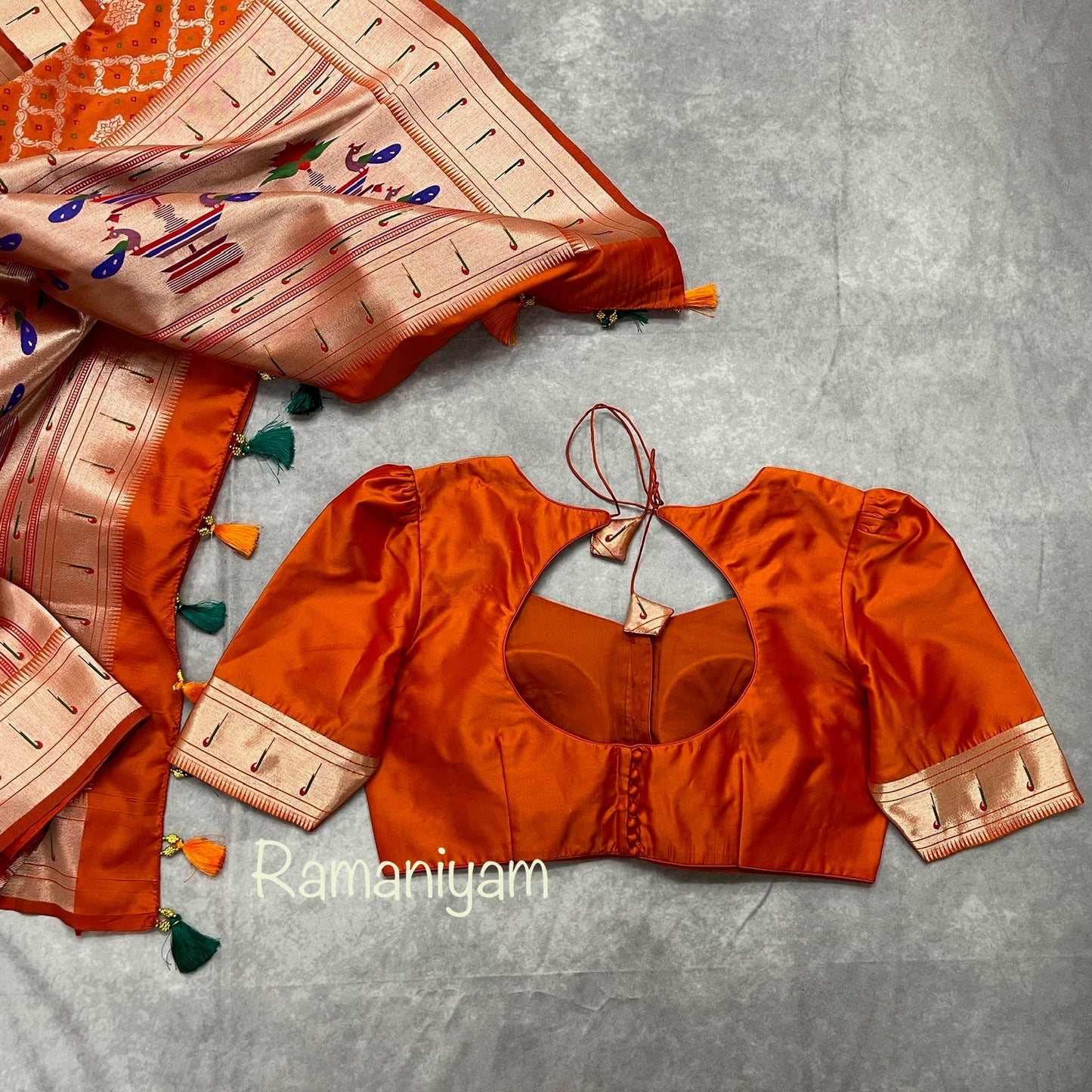 SilkPaithani (Rich Pallu Paithani Bandhani Saree)