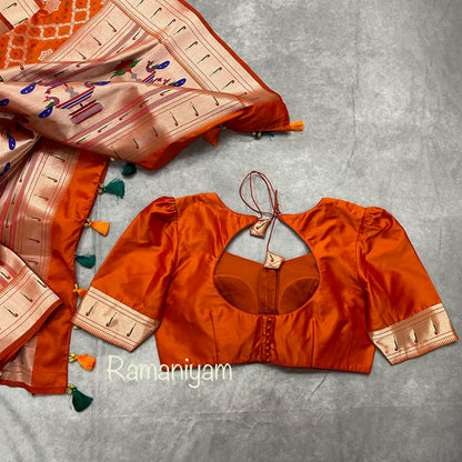 SilkPaithani (Rich Pallu Paithani Bandhani Saree)