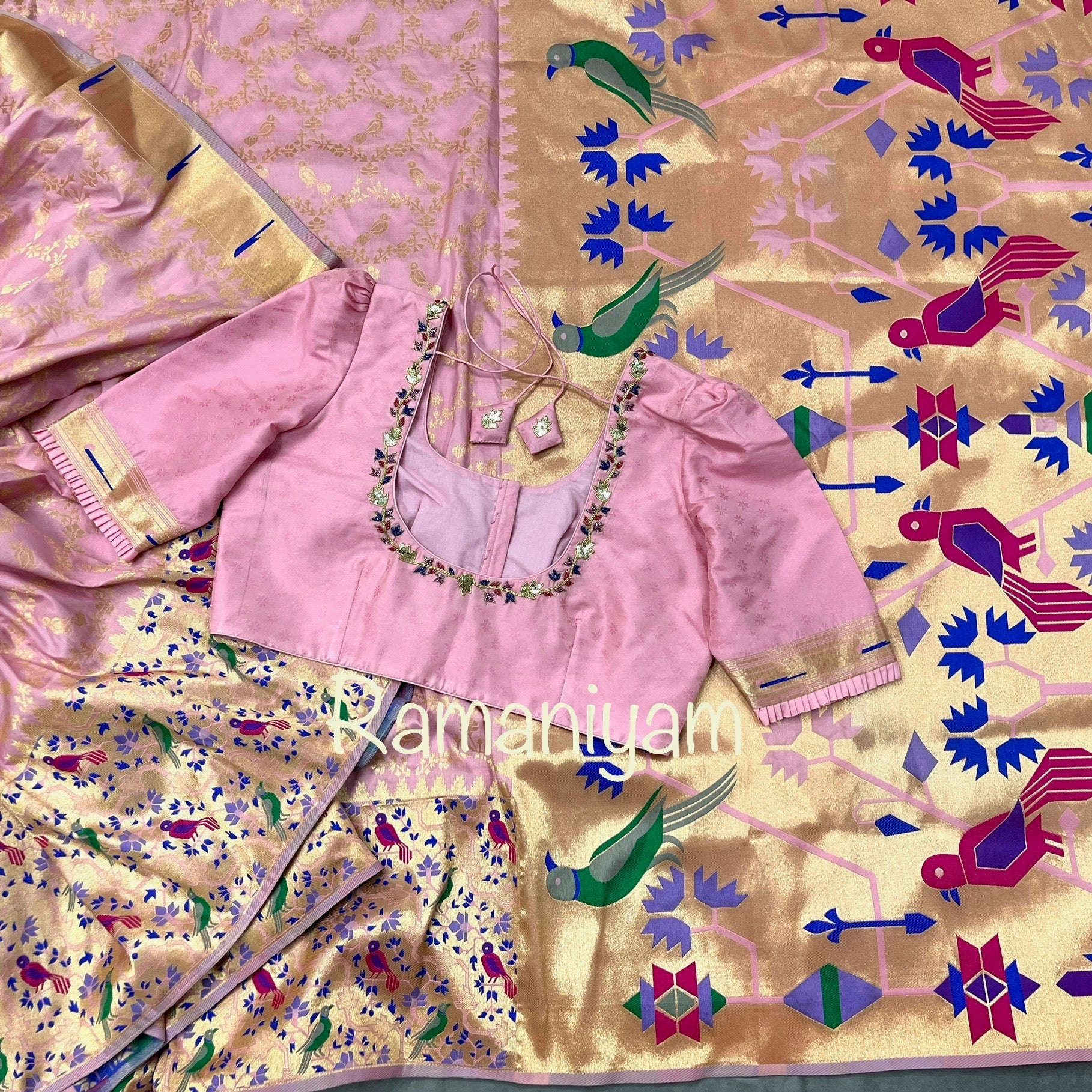 Banarasi Paithani Saree - Ramaniyam USA