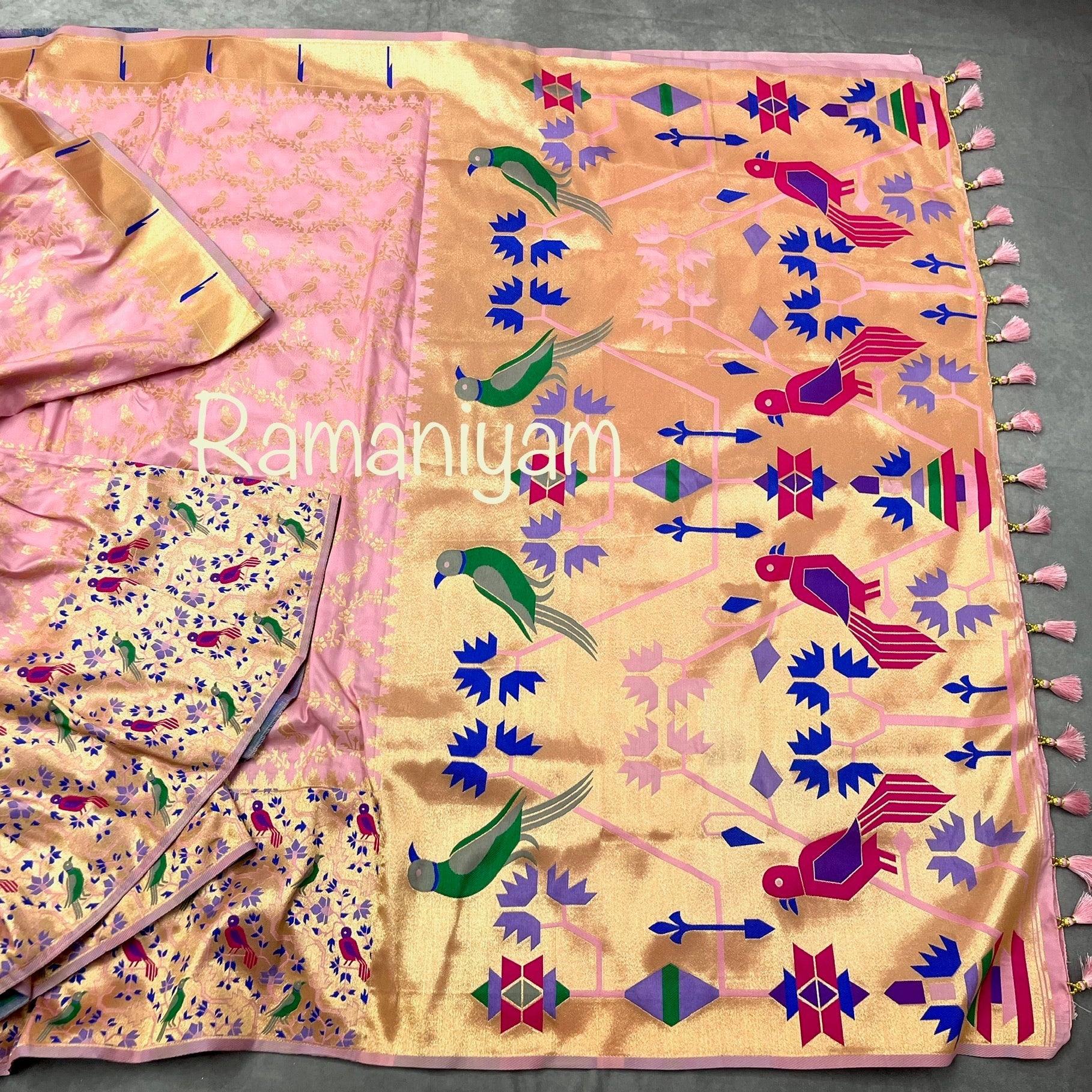 Banarasi Paithani Saree - Ramaniyam USA