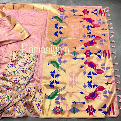 Banarasi Paithani Saree - Ramaniyam USA