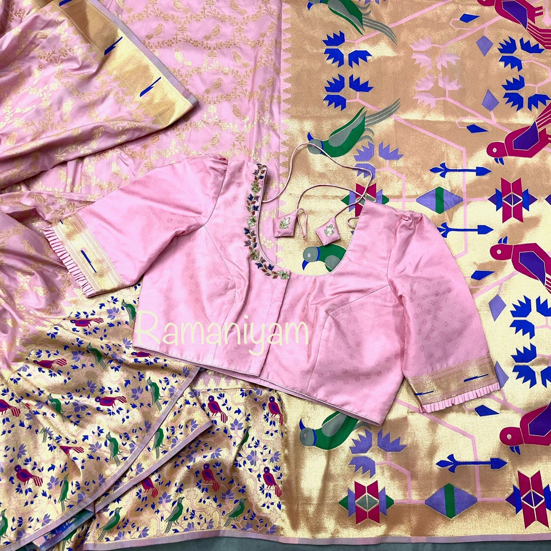 Banarasi Paithani Saree - Ramaniyam USA