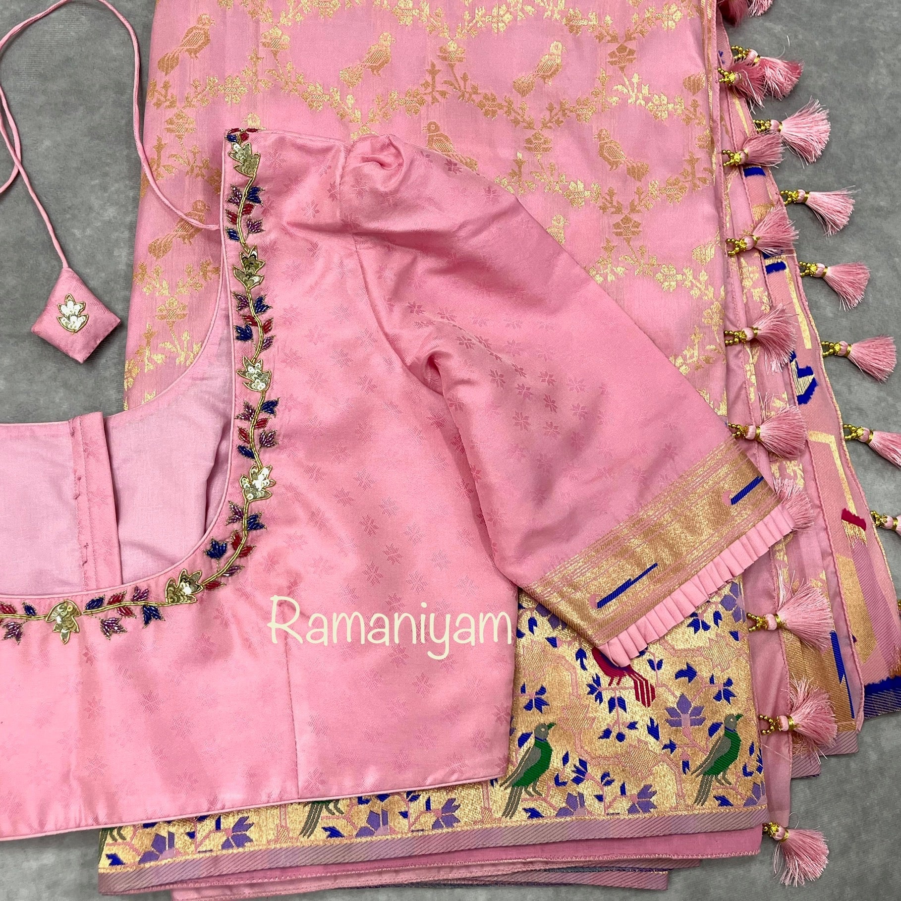 Banarasi Paithani Saree - Ramaniyam USA