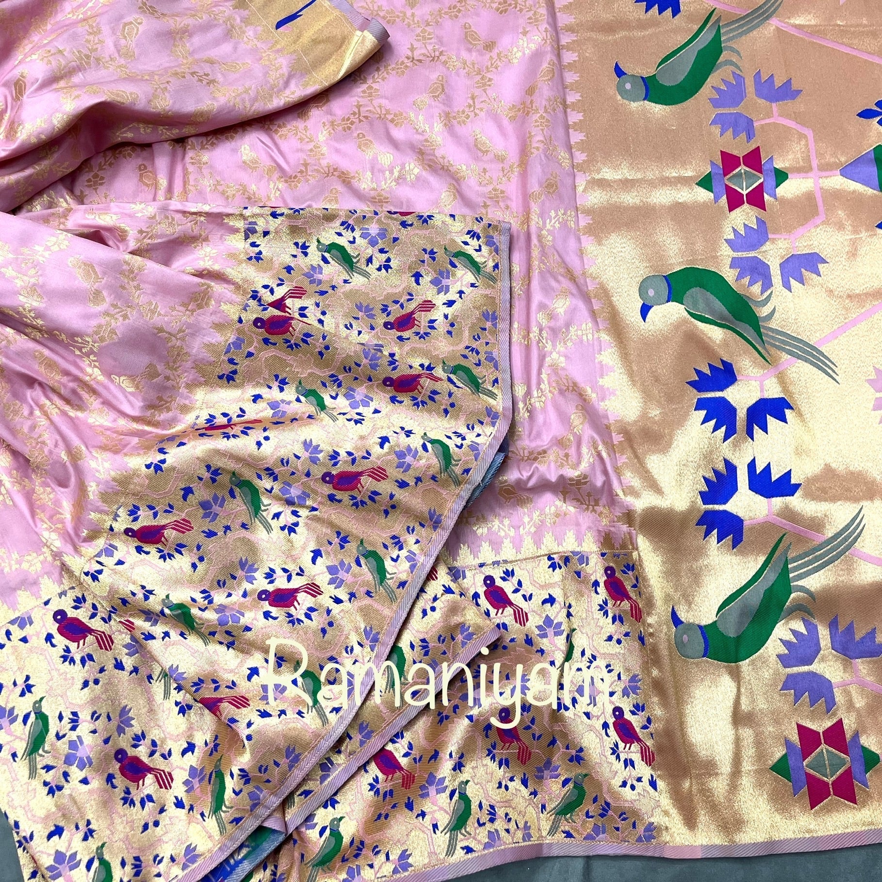 Banarasi Paithani Saree - Ramaniyam USA