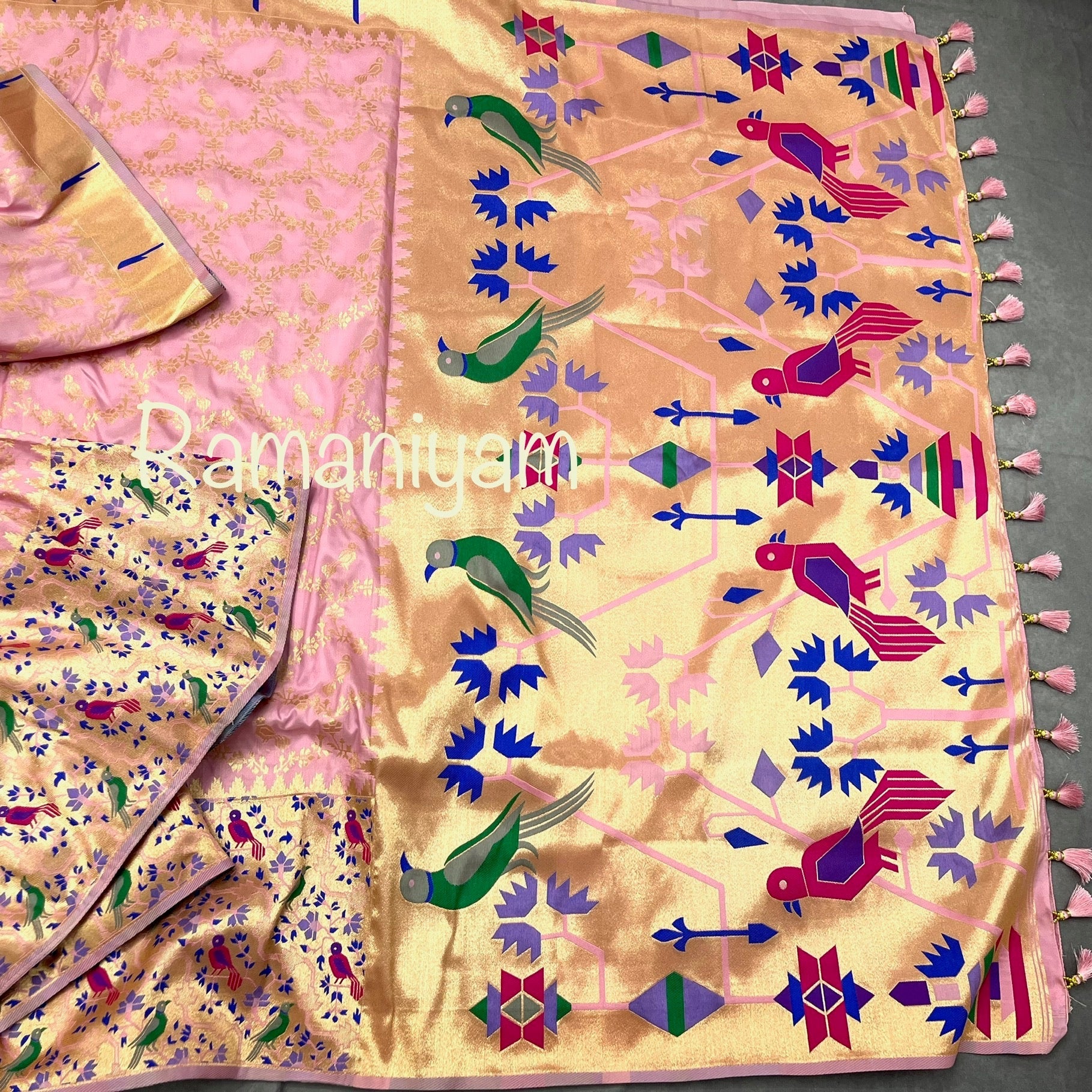 Banarasi Paithani Saree - Ramaniyam USA