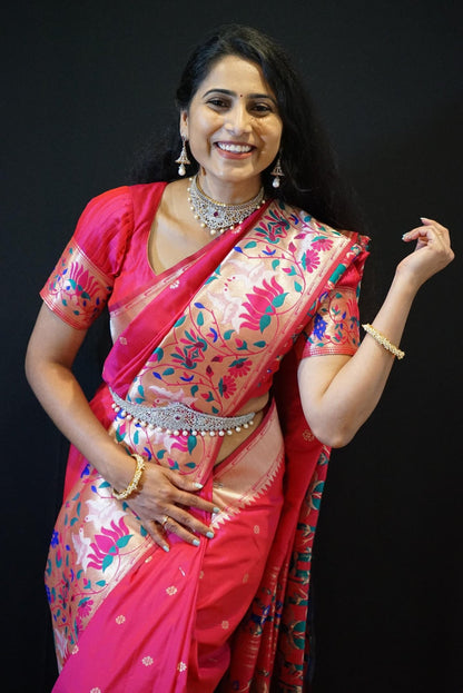 Banarasi Paithani Saree - Ramaniyam USA