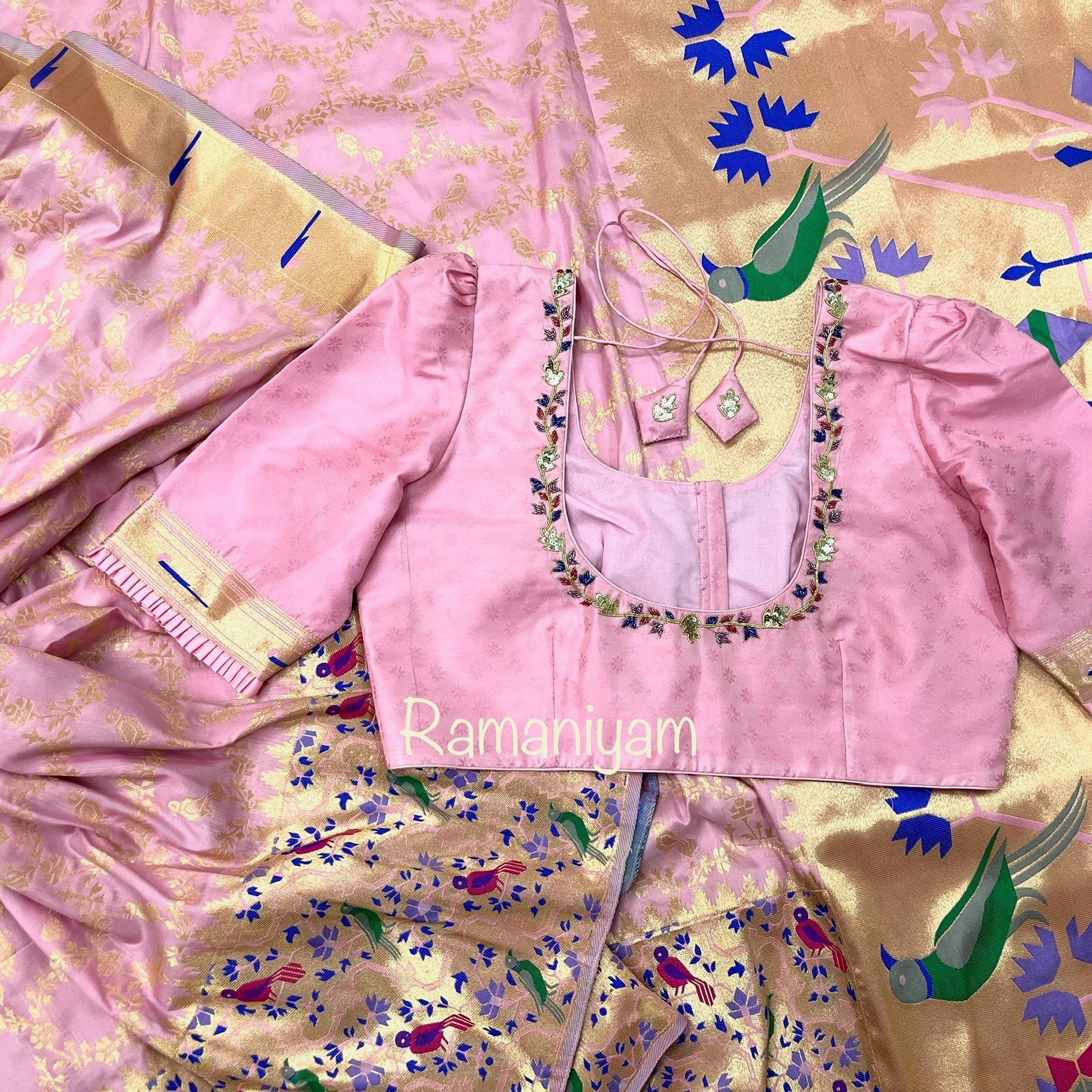 Banarasi Paithani Saree - Ramaniyam USA