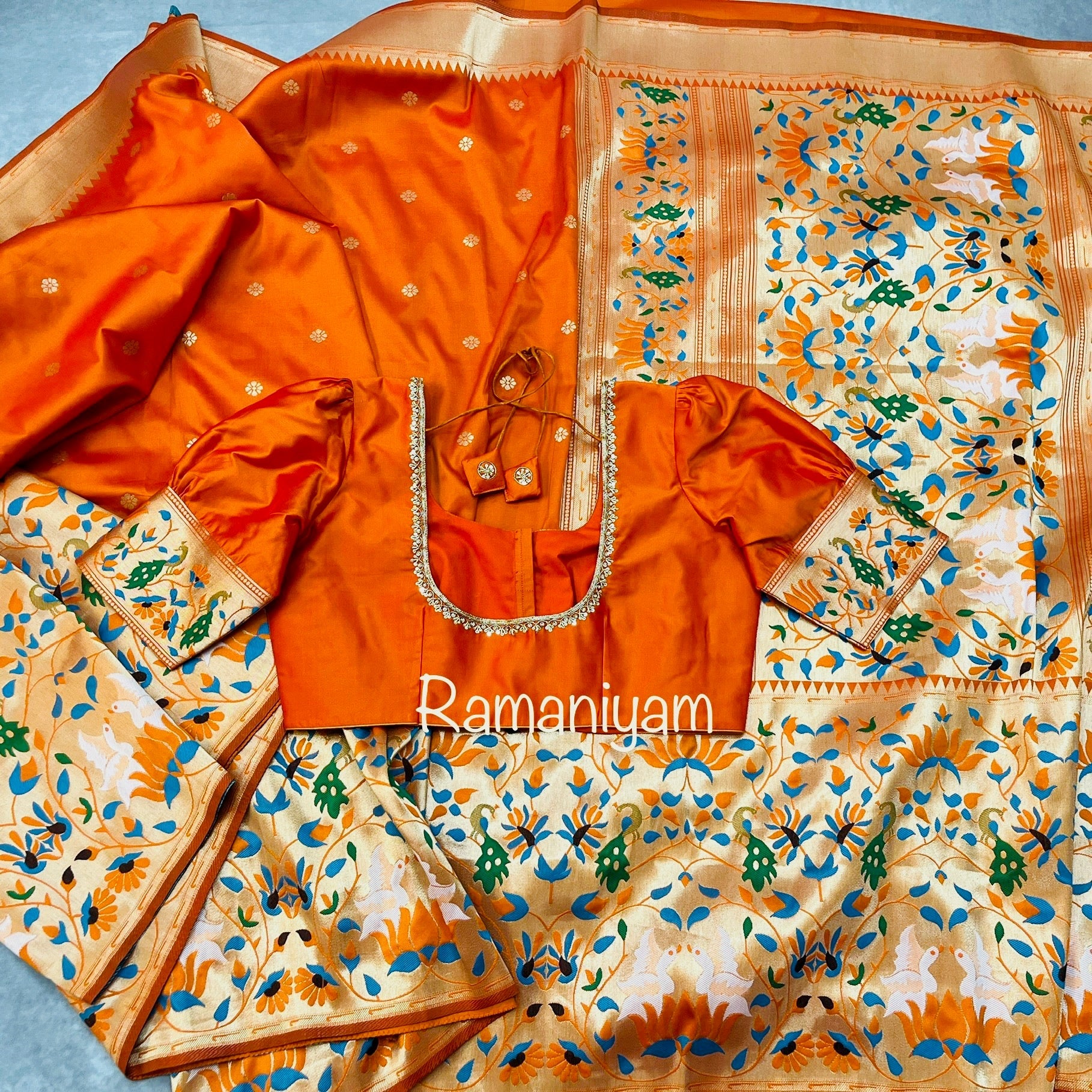 Banarasi Paithani Saree - Ramaniyam USA